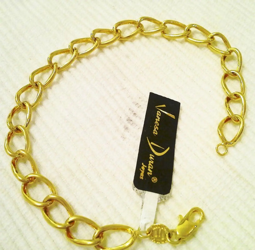 Pulsera Oro Gold Filled 14k Hombre Eslabon Vanesa Duran 20cm | MercadoLibre
