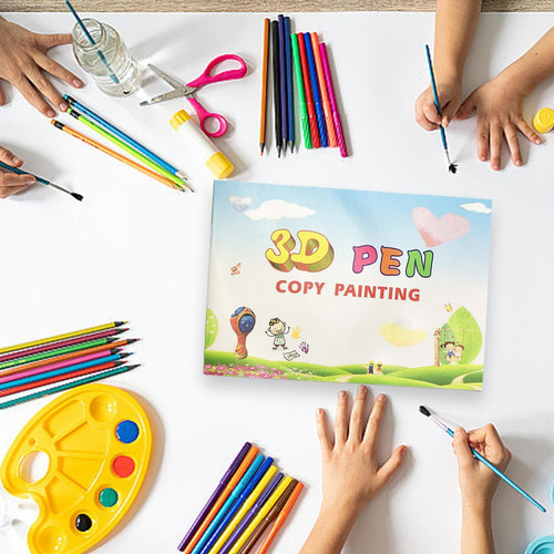 Libro De Dibujo De Impresión 3d For Niños Libro De Dibujo D