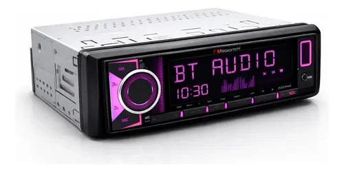 Rádio Nakamichi Nqe514b Bluetooth 5.1 4x50w Usb Rgb | Frete grátis