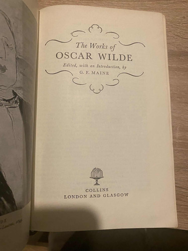 The Works Of Oscar Wilde 1954 Collins London And Glasgow