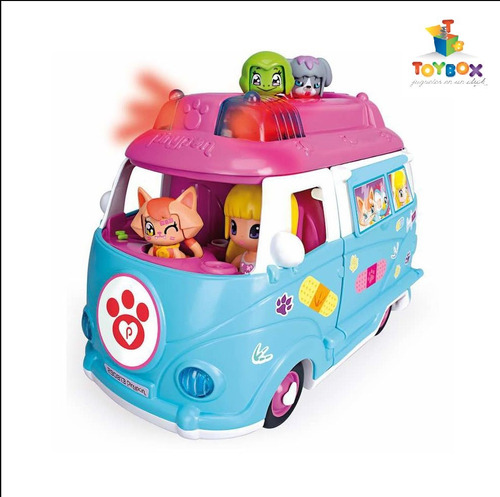 Pinypon Ambulancia De Mascotas Original Toybox