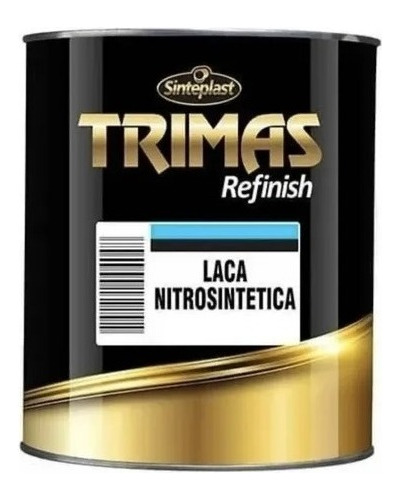Laca Nitro Blanco Brillante 1 Litro Madera/auto Trimas