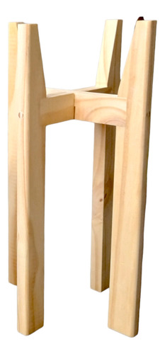 Porta Maceta Nordico 40 Cm Madera Para Maceta Premium N35