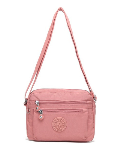 Bolso Carriel Unicolor Manos Libres Para Mujer Mindesa 