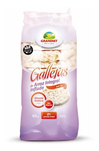 Pack X 6 Unid. Galletitas  Arrdulces 100 Gr Grandiet Gallet