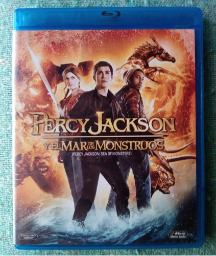 Blu Ray Percy Jackson Mar De Monstruos. Original. Usada 