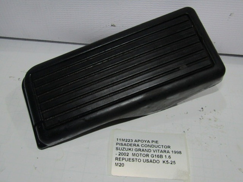 Apoya Pie Pisadera Conductor Suzuki Grand Vitara 1998-2002