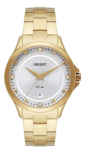 Relógio Feminino Orient Prova D'água Dourado Fgss1207 S1kx