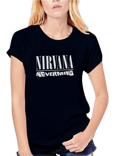 Imagen 1 de 6 de Remera Unisex Nirvana Rock Música Algodón Premium