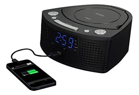 Pacote Jensen: Leitor De Cd Estéreo Com Relógio Am/fm Duplo