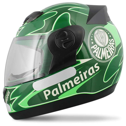 Capacete Moto Pro Tork Evolution 3g Palmeiras Verdão Oficial