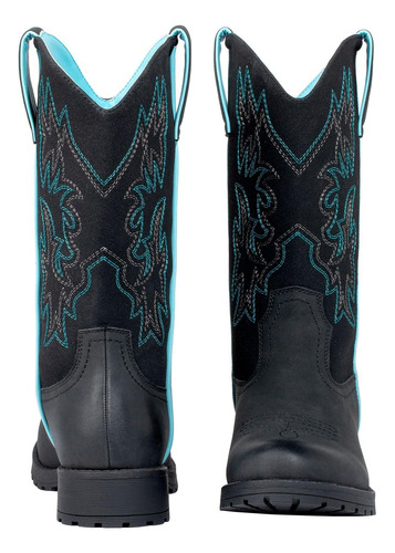 Botas Vaqueras Para Mujer Premium De Trabajo Media Pantorril