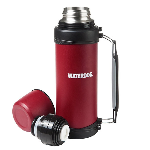 Termo Waterdog Acero Inox 1000 Cc Rojo Manija Ta2100ccred