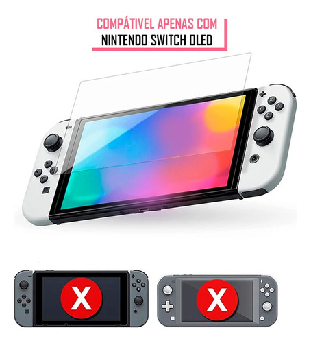 Película Anti-impacto Para Display Para Nintendo Switch Oled