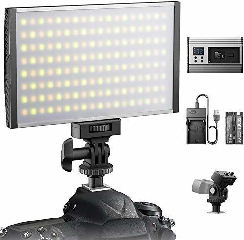 Esddi Luz Video Para Camara Led 144 Temperatura