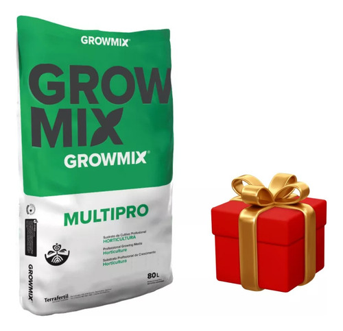 Sustrato Grow Mix Multi Pro X 80 L + Regalo Suplemento Fe Pr