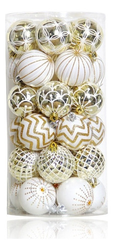 Gift 30pcs Christmas Balls Decorated Christmas Tree - Gold .