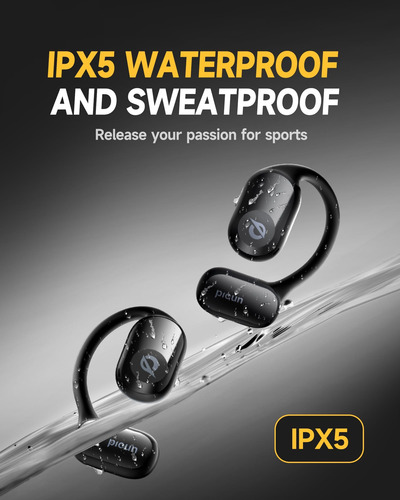 Picun True Auriculares Inalámbricos Abiertos, Bluetooth 54,