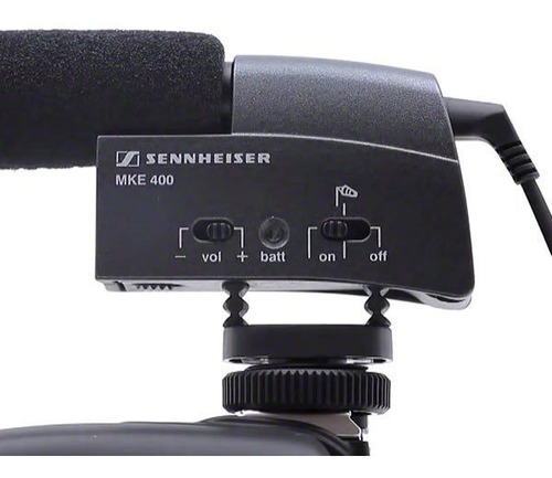 Micrófono Sennheiser Tipo Cañón Para Video Cámara Mke400