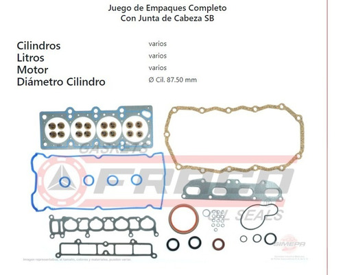 Juego De Juntas De Motor Stratus 2.4l Dohc 95-2000