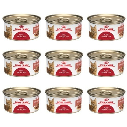 9 Latas Royal Canin Adult Instinctive Para Gato | 85g