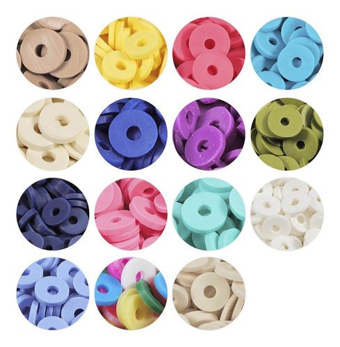 Cuentas De Disco Diy Pulsera Collar Pendientes 4 Mm