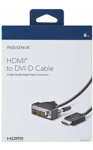 6 ft Cable Hdmi Dvi D