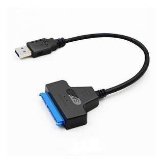 Yeung Qee Cable Adaptador de USB 3.0 a SATA conversor de SATA a USB 3.0 para Disco Duro SSD de 2,5 Pulgadas Cable USB 3.0 a SATA 