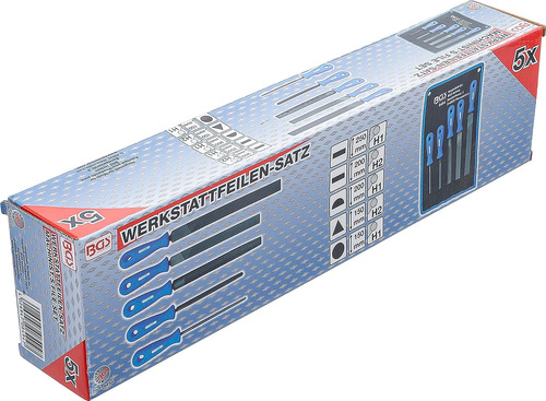 Juego De Limas De Maquinista Bgs Con 5 Piezas 8494