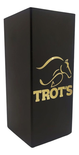 Cuia Top Quadrada De Inox Preto Fosco P/ Tereré 300ml Trot's