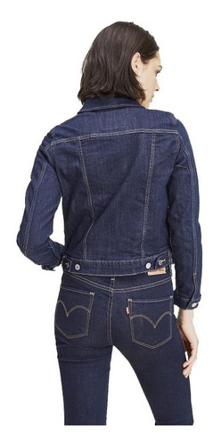 Imagen 2 de 3 de Campera De Jean Levis Mujer Original Trucker Jacket Azul Os