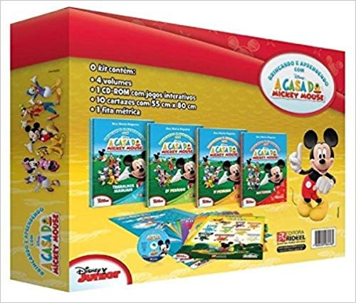 Coleção Brincando E Aprendendo Casa Do Mickey Mouse