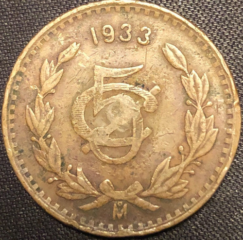 Moneda 5 Centavos 1933