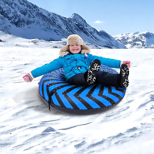 Flotador Inflable Para Pileta O Para La Nieve Circular 12949 Color Azul