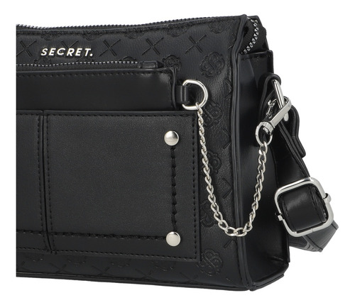 Bandolera Secret Polonia Fw25 Xs Negro