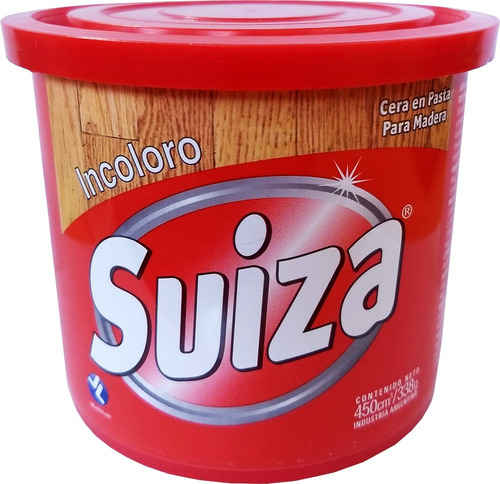 Cera Suiza En Pasta Incolora X 450cc X 6 Unidades.