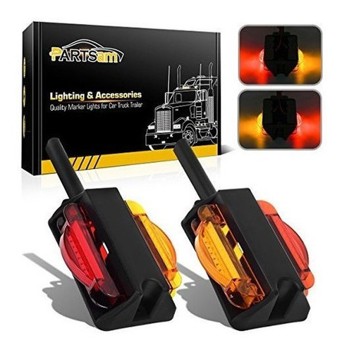 Led Trailer Fender Light Set2 Double Face 4 Led Liquidacion 