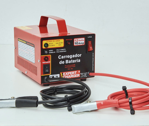 Carregador Bateria 12 Volts 10a Inteligente Com Reativador