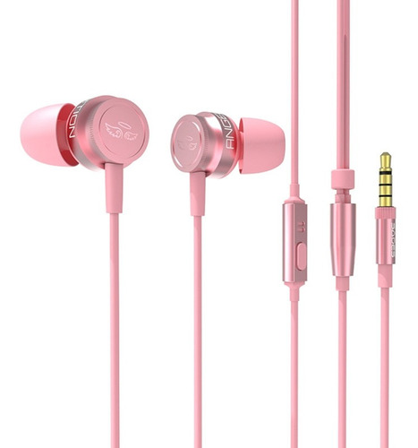 Audifonos Gamer In-ear Sades Wings 10 Angel Edicion Rosa