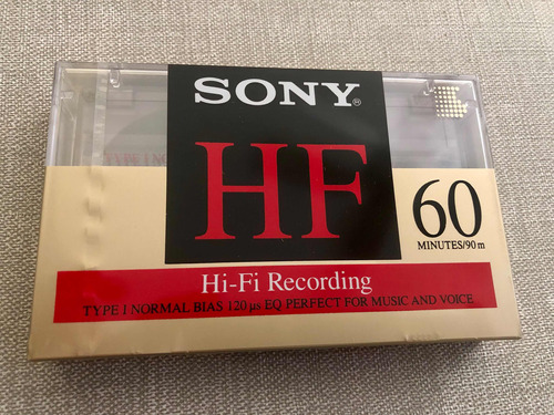 Cassette Sony Hf 60 Minutos Cinta Normal Tipo I Sellado