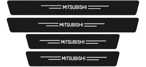 Protector De Piso Lateral Estribo Logo Mitsubishi
