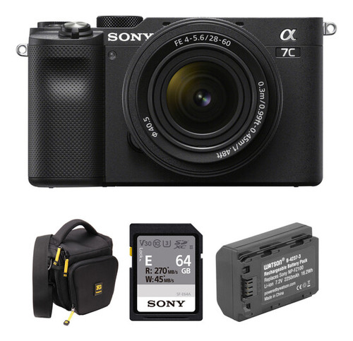 Cámara Sony A7c Mirrorless Con Lente 28-60mm Y Kit Accesori