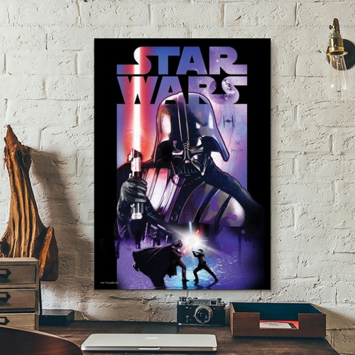 Cuadro Decorativo Artístico Star Wars Darth Vader 28x41cm