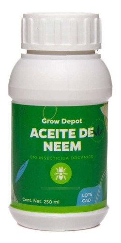 Aceite De Neem 240 Ml Control De Plagas