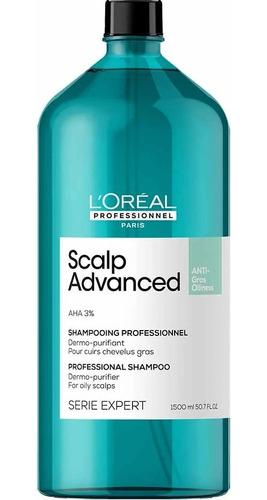 Shampoo Cabello Graso Loreal Scalp Advanced Anti Gras 1500ml