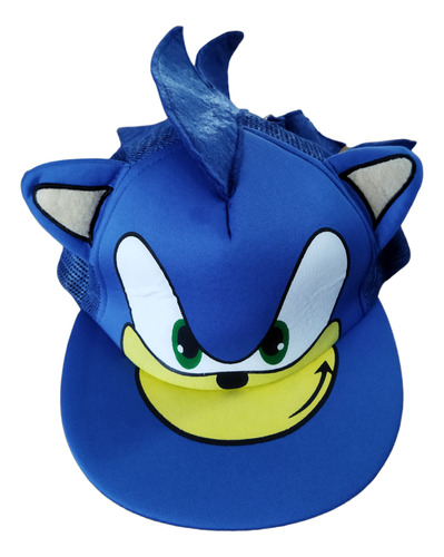 Sonic The Hedgehog Gorro Jockey Bordado Diseño Exclusivo