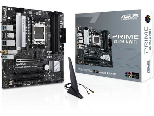 Motherboard Asus Prime B650m-a Wifi Am5 Ddr5 Amd Serie 7000*