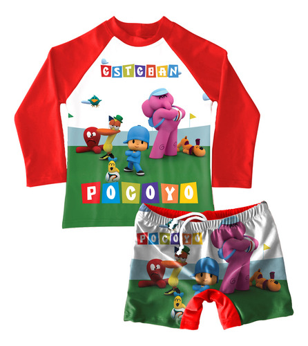 Traje De Baño Pocoyo Personalizado