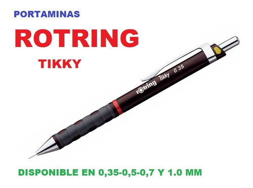 Portaminas Rotring Tikky Medidas 0,35-0,5-0,7- 1mm Lanzamina