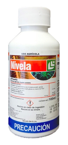 Imagen 1 de 6 de Herbicida Mata Hierba Nivela 100 Ml